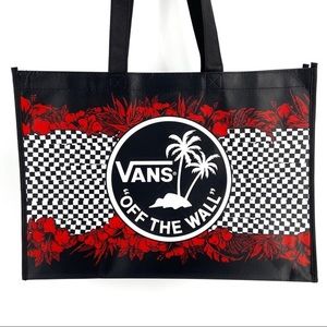Vans Limited Edition Red Roses Reusable Tote Bag